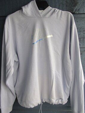 Nike Sportswear Club Fleece Men's Pullover Hoodie - sky blue-preowned